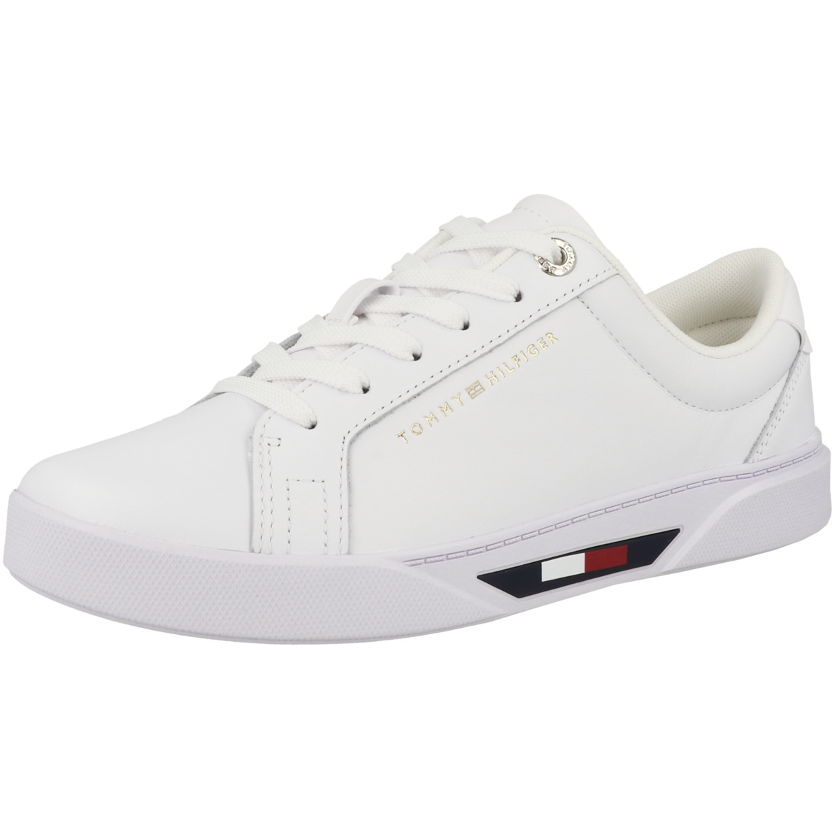 Tommy Hilfiger Global Stripes Court Sneaker Low weiss