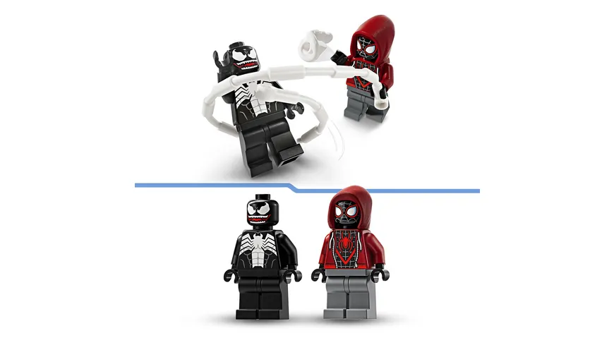 LEGO Marvel 76276 Venom Mech vs. Miles Morales, Superhelden-Spielzeug