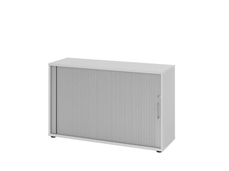 Hammerbacher Schrank V1732S/5/S/BS Grau 120 x 40 x 74,8 cm