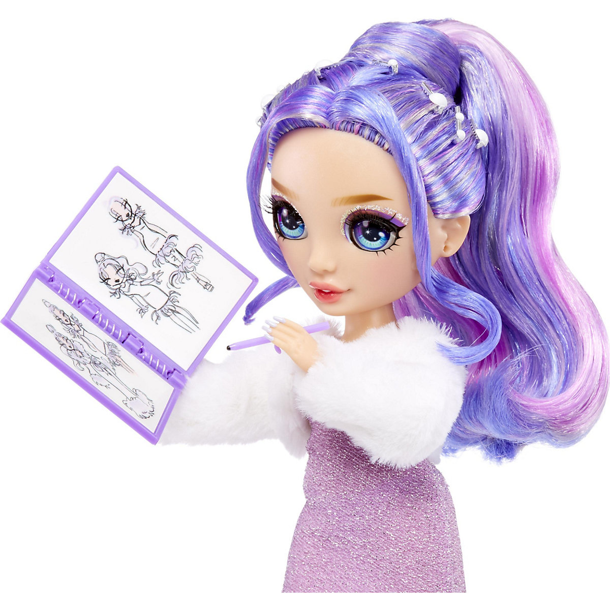 Rainbow High Fantastic Fashion Doll- Violet (purple)