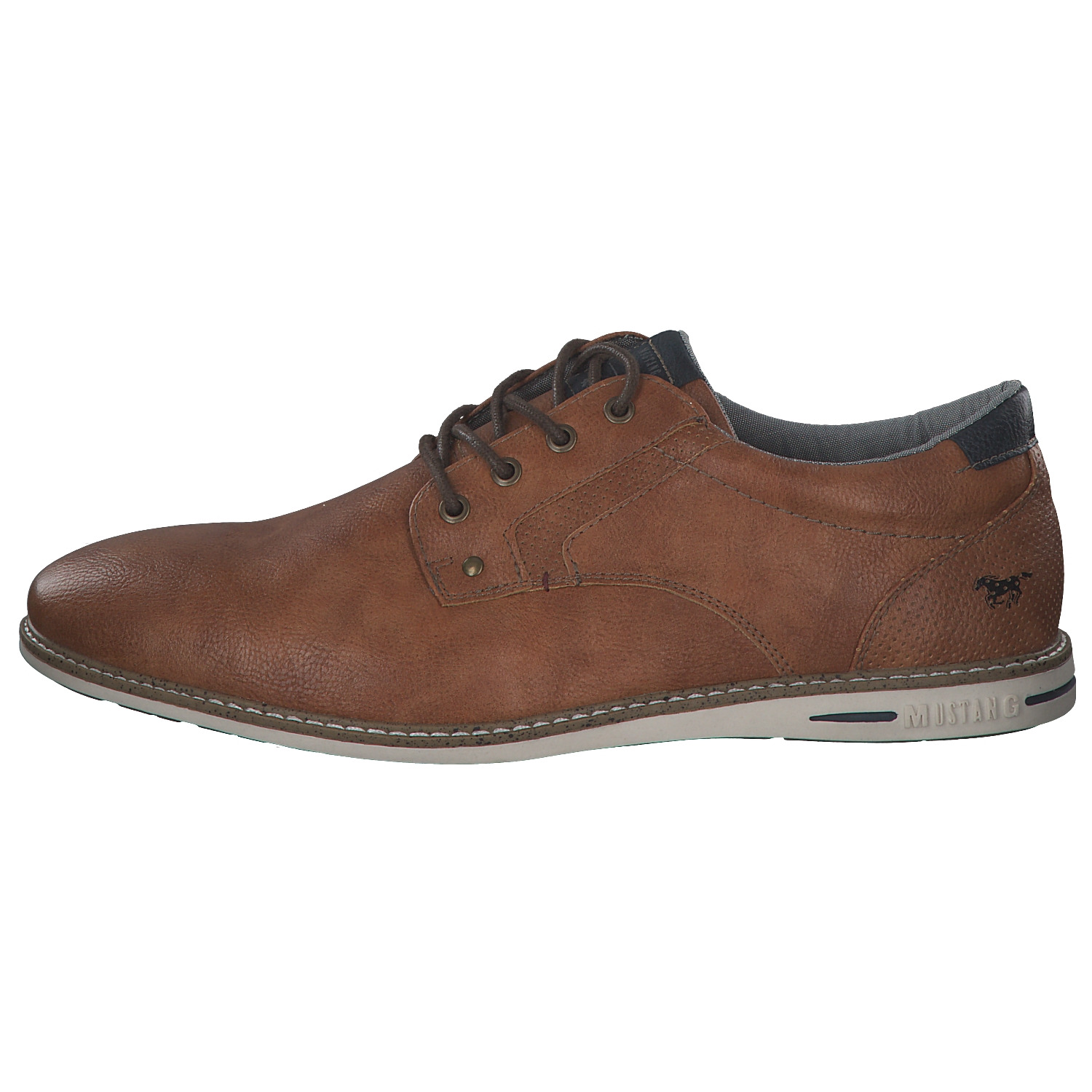 Mustang 4150311, Sportliche Halbschuhe, Herren, cognac