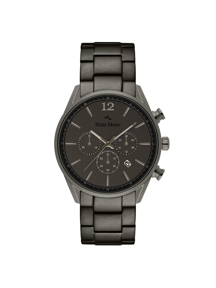 Mats Meier Chronograph Grand cornier in Grau günstig kaufen M
