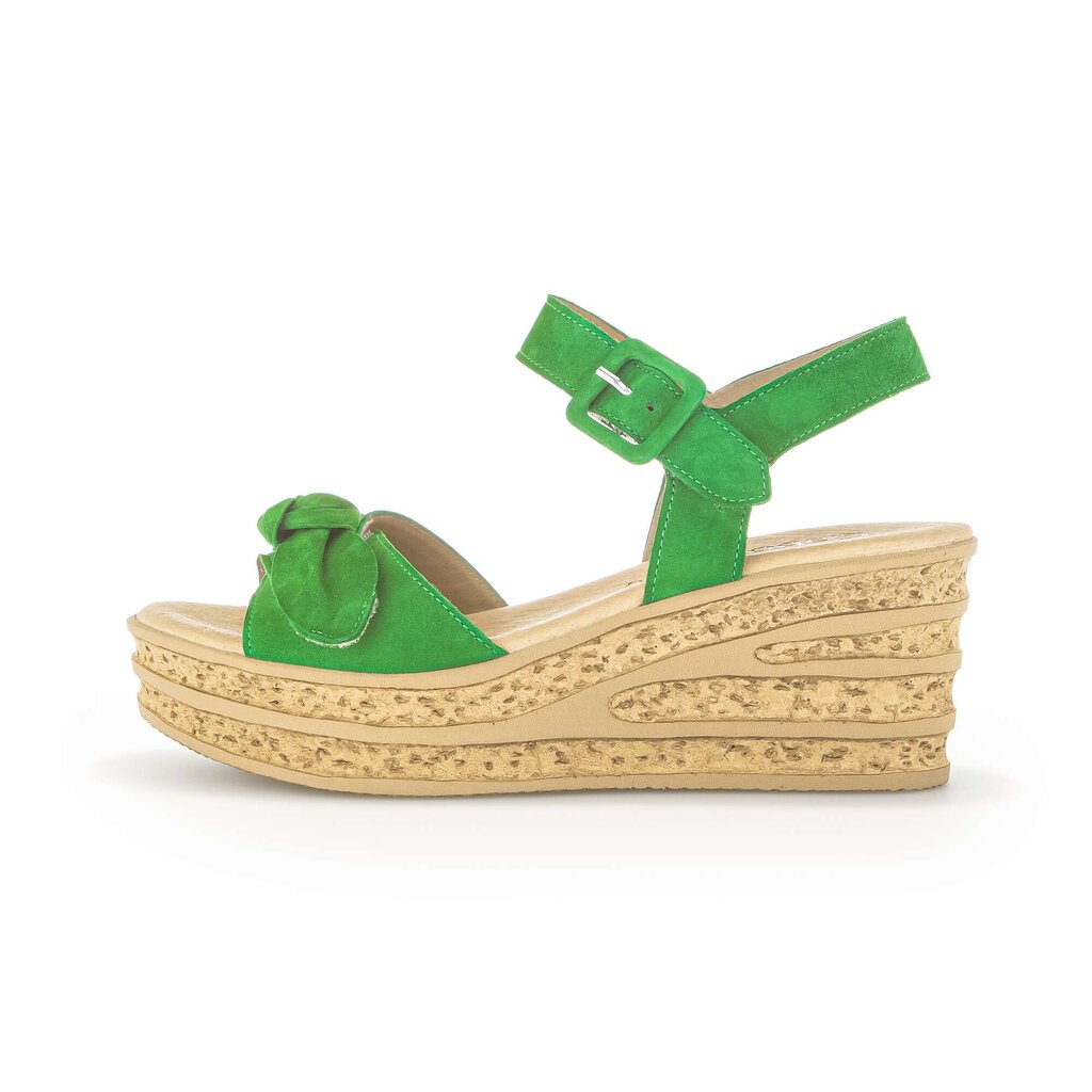 Gabor fashion Keilsandalette grün