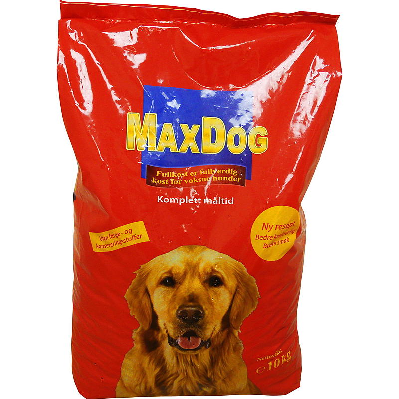 MaxDog Fullkost hund 10 kg, MaxDog