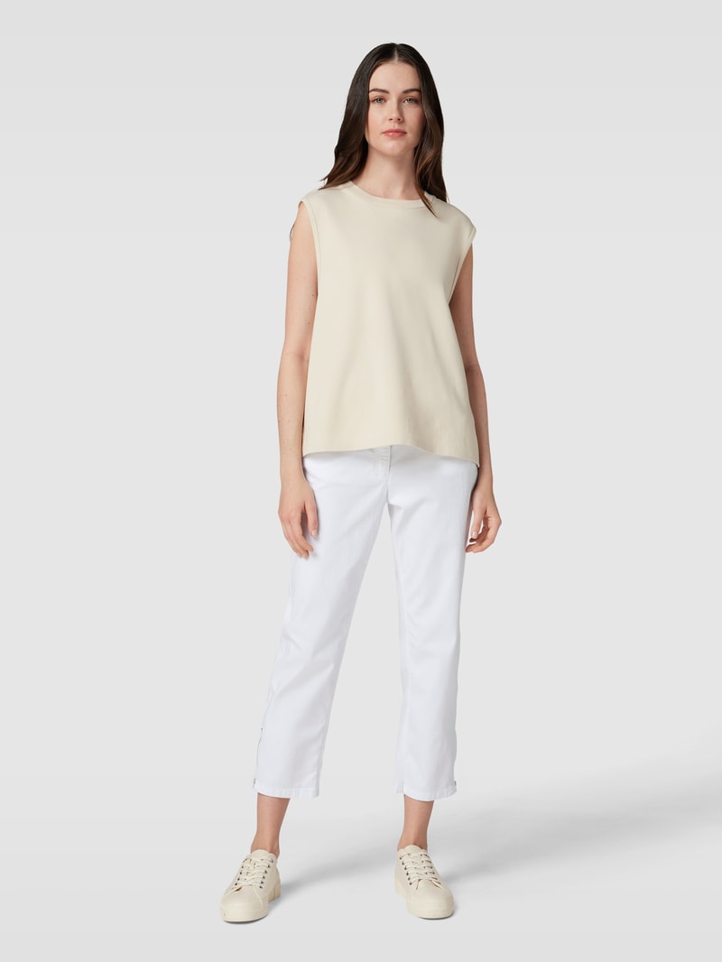 Straight Fit Jeans im 5-Pocket-Design Modell 'CORA' in weiß