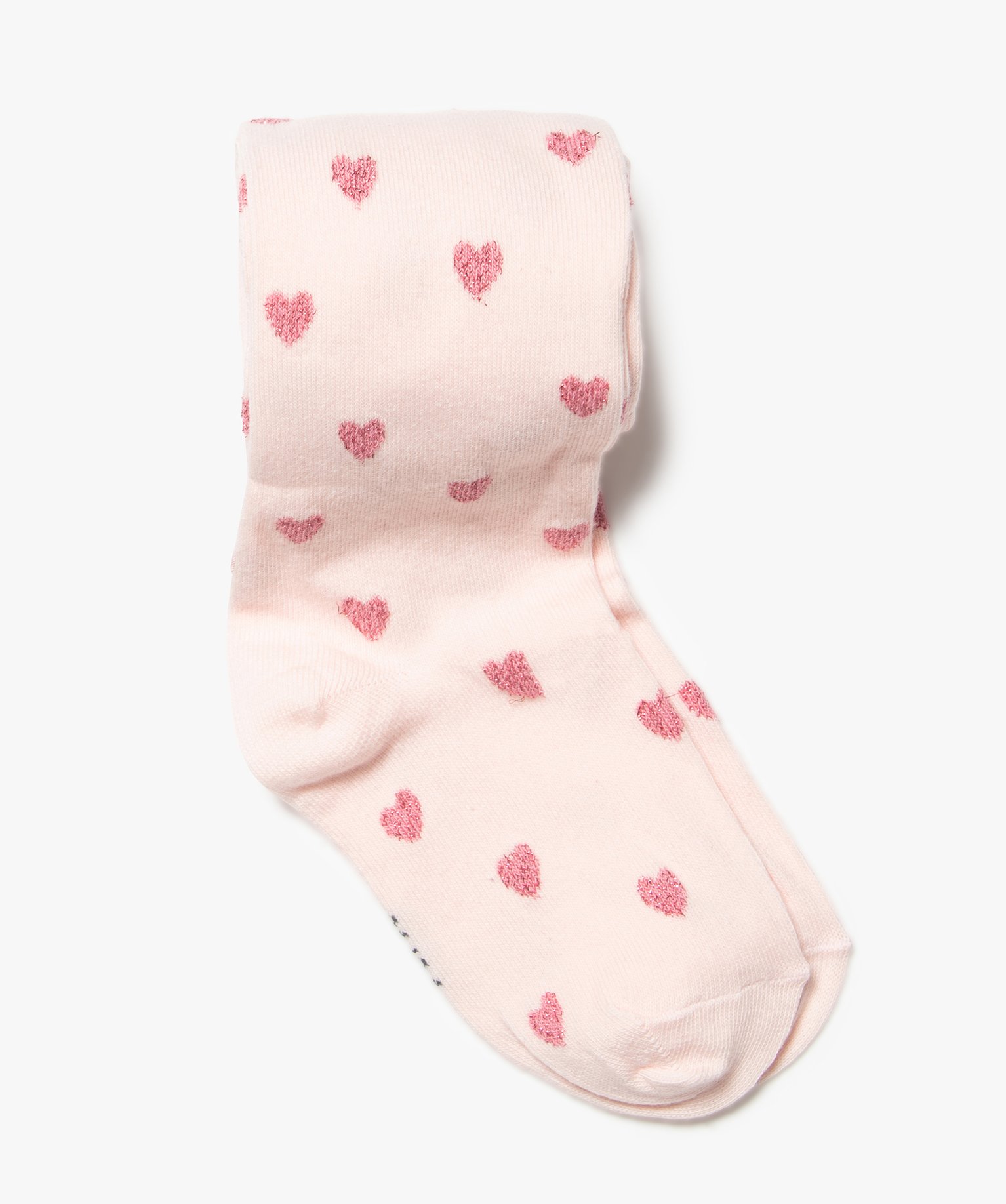 Collants chauds à motifs curs fille rose | GEMO