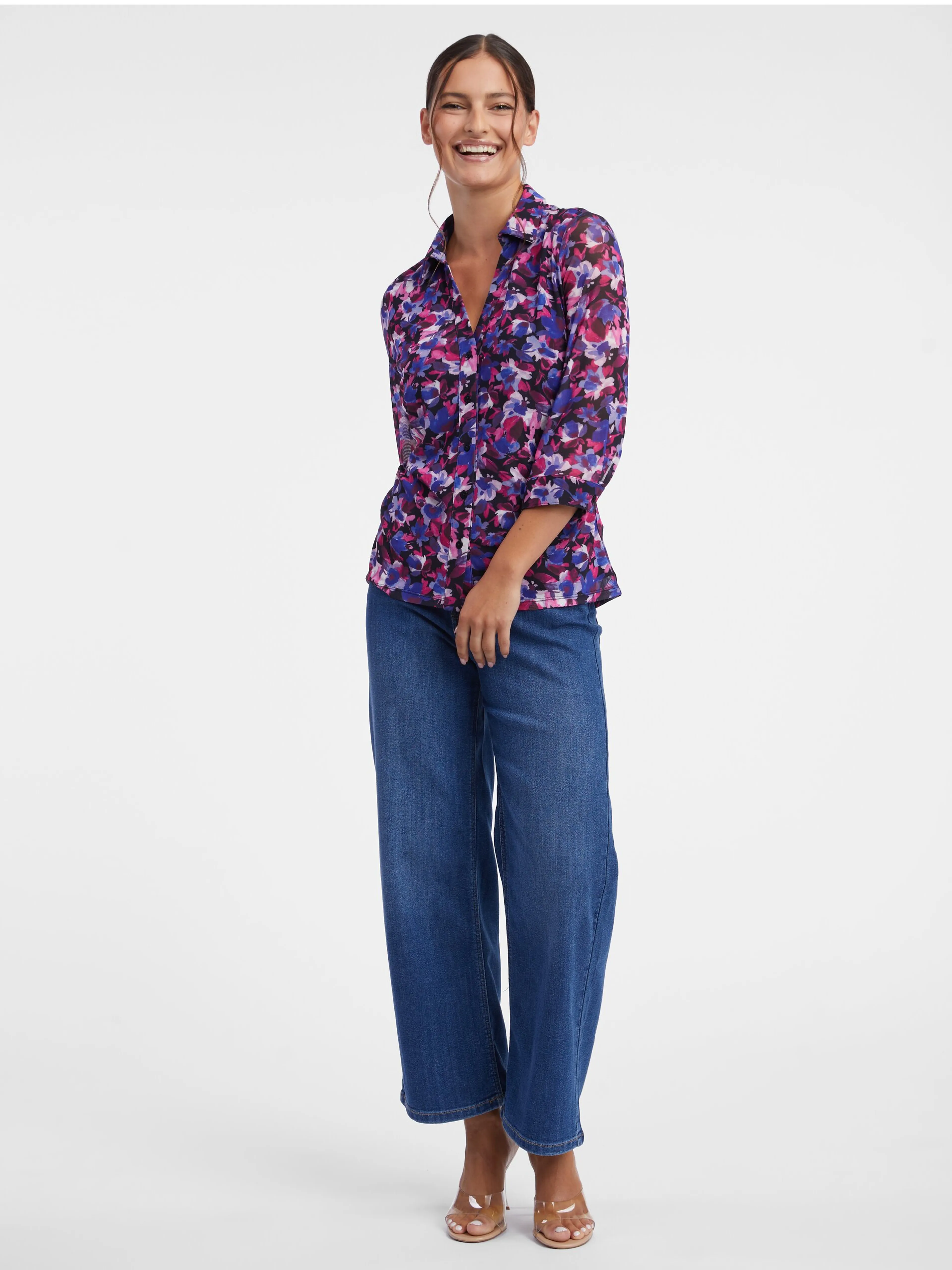 Lila Damenbluse ORSAY