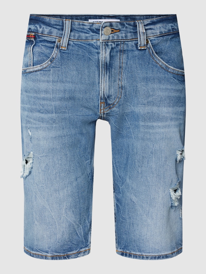 Jeansshorts im Destroyed-Look Modell 'RONNIE' in jeans