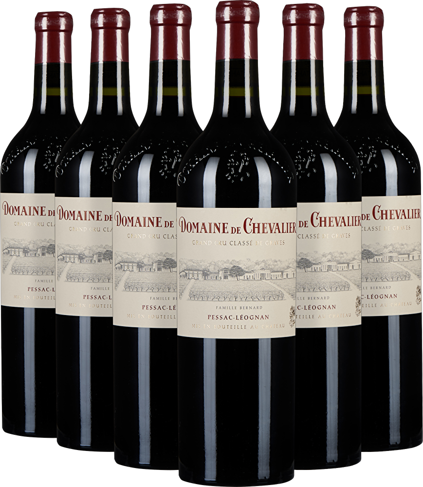 Domaine de Chevalier 6 Flaschen Domaine de Chevalier Grand Cru Classé 2022 in Holzkiste