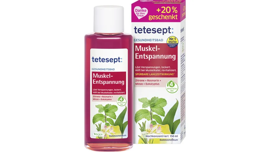 tetesept Muskel-Entspannung Bad 125 ml
