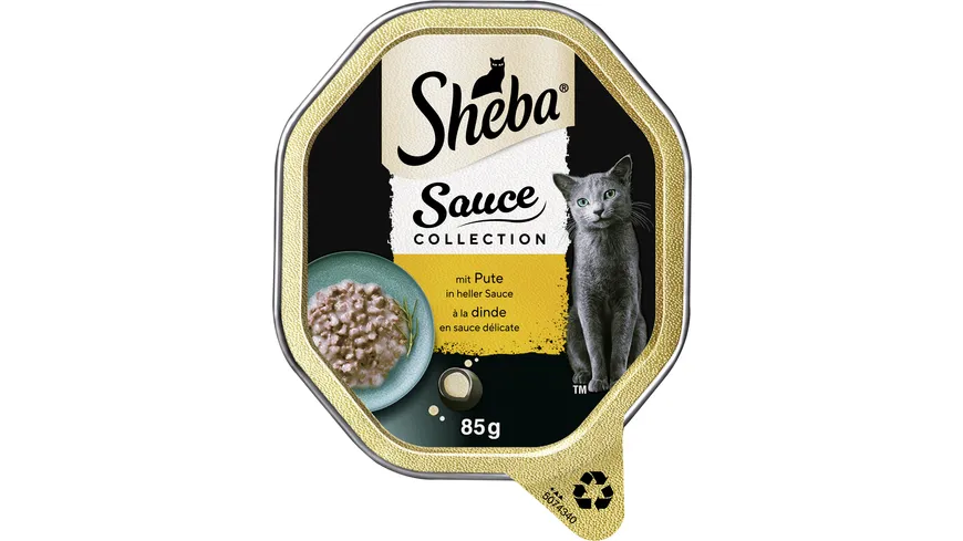SHEBA® Schale Sauce Spéciale mit Putenhäppchen in heller Sauce 85g 85 g