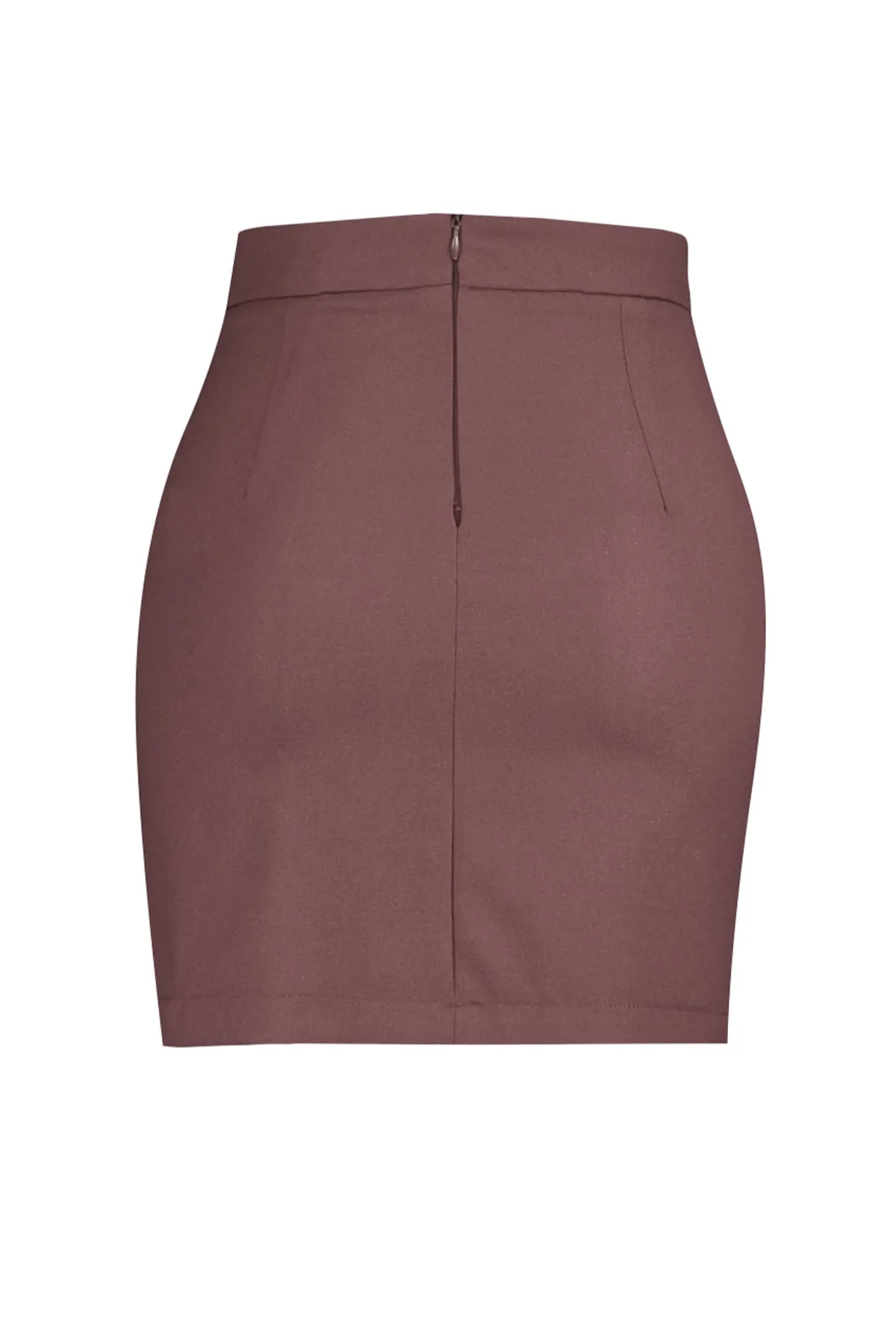 Trendyol Collection  Brauner gewebter Minirock TWOAW23ET00081