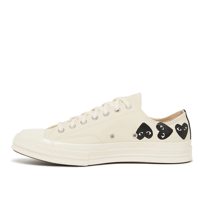 Comme des Garcons Play Multi Heart Chuck Taylor All Star '70 Low white