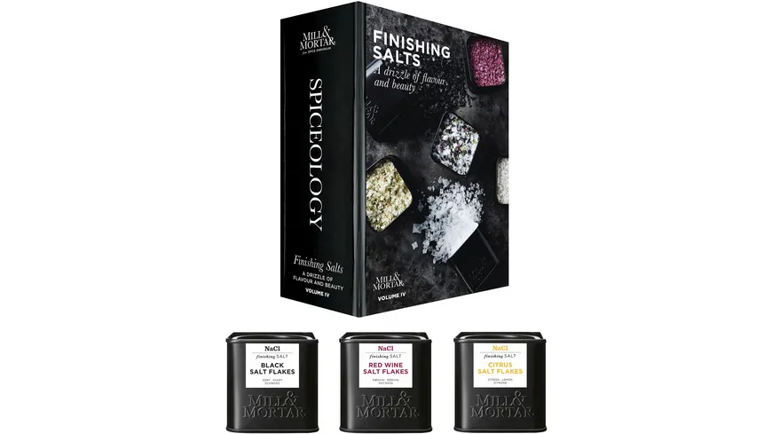 MILL&MORTAR Finishing Salz  3er Set Geschenkbox 230 g