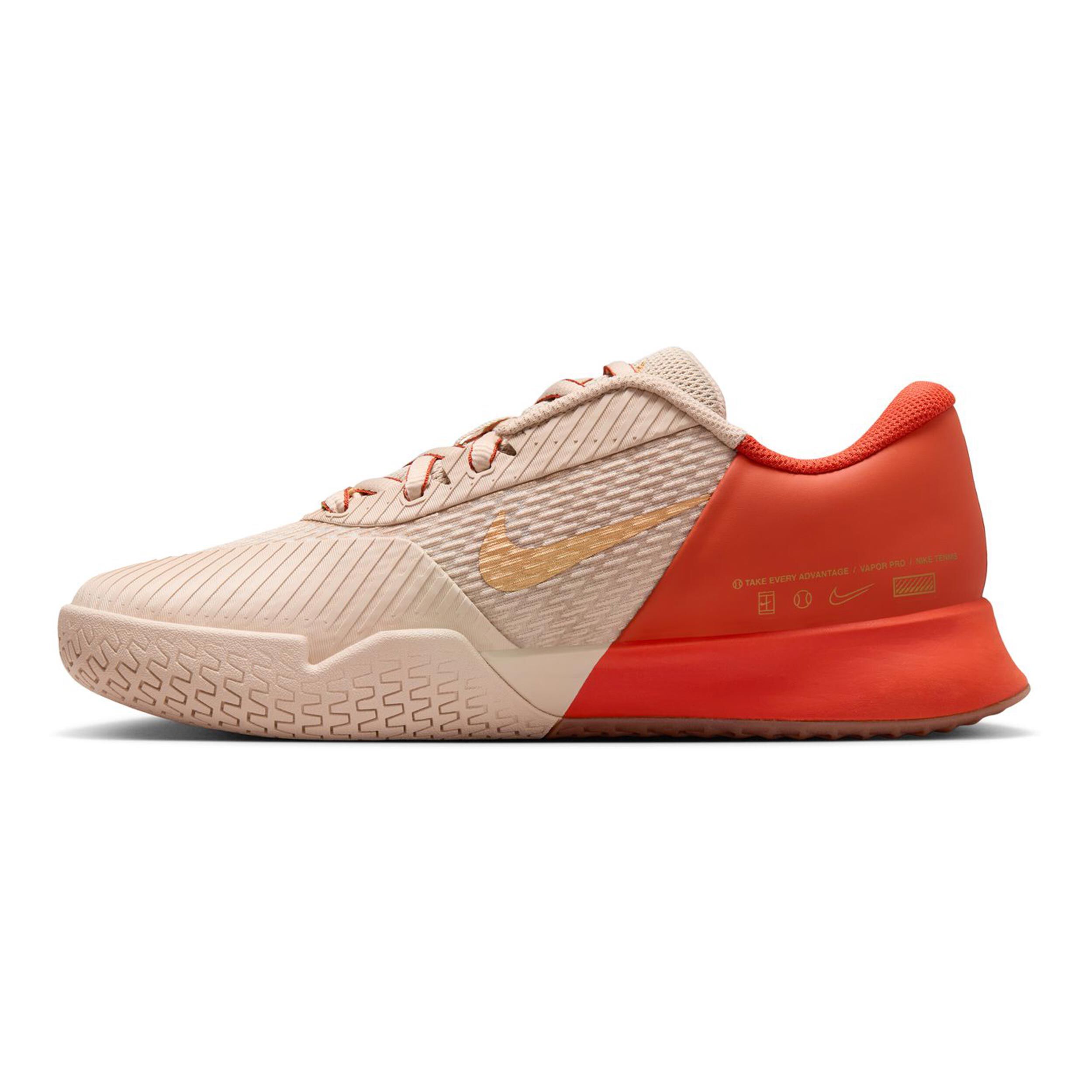 Air Zoom Vapor Pro 2 Premium Allcourtschuh Damen - Beige, Rost