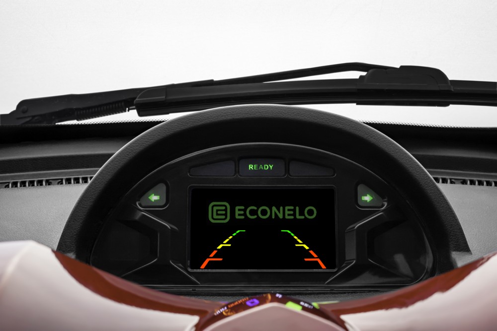 Econelo Elektro Kabinenroller  Nelo 3.1 25 km/h bordeauxrot
