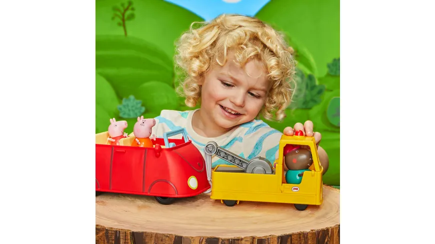 Hasbro - Peppa Pig Opa Kläffs Abschleppwagen