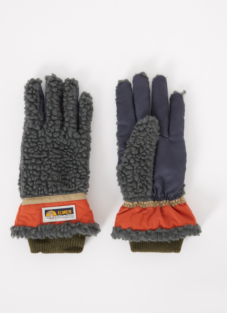ELMER Teddy gloves with logo and touchscreen function