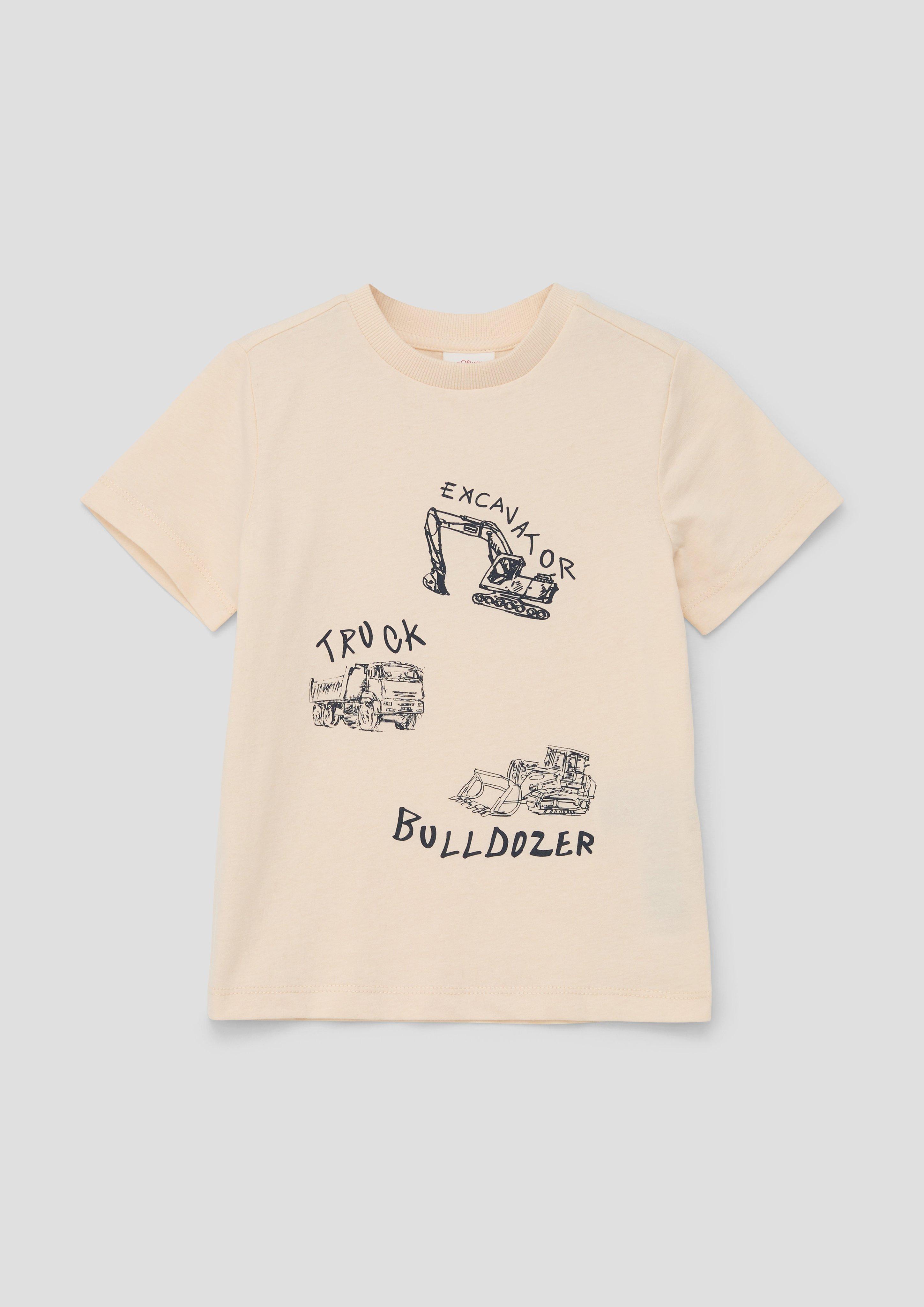 T-Shirt mit Frontprint  2140408-0805