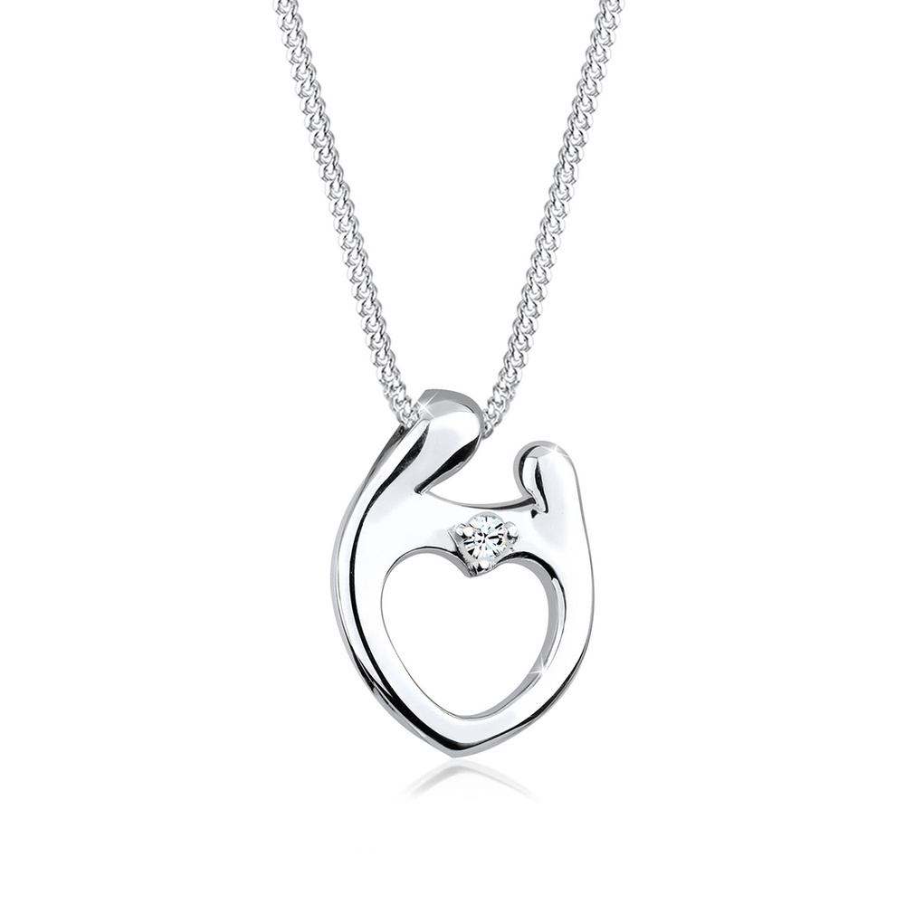 Elli Elli Collier Muttertag Kristalle 925 Silber collier
