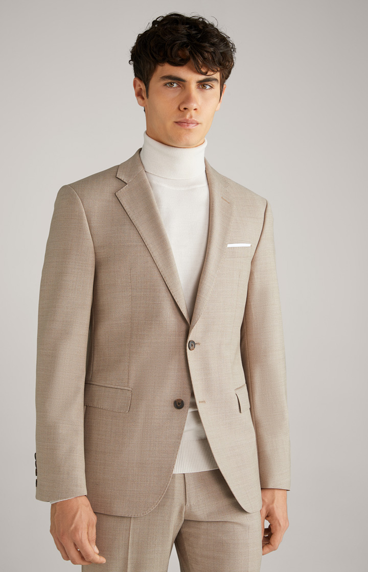 Baukasten-Sakko Herby in Beige meliert