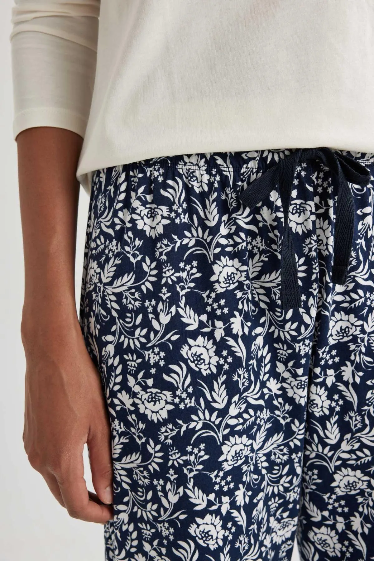 DeFacto  Langarm-Pyjama-Set „Fall in Love“ mit Muster