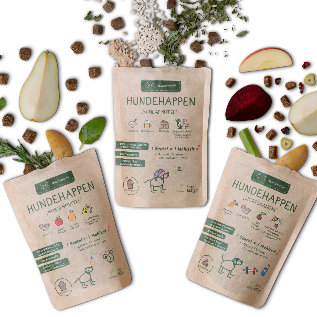 Hunderunde Snacks Hunderunde Probierpaket vegane Snacks