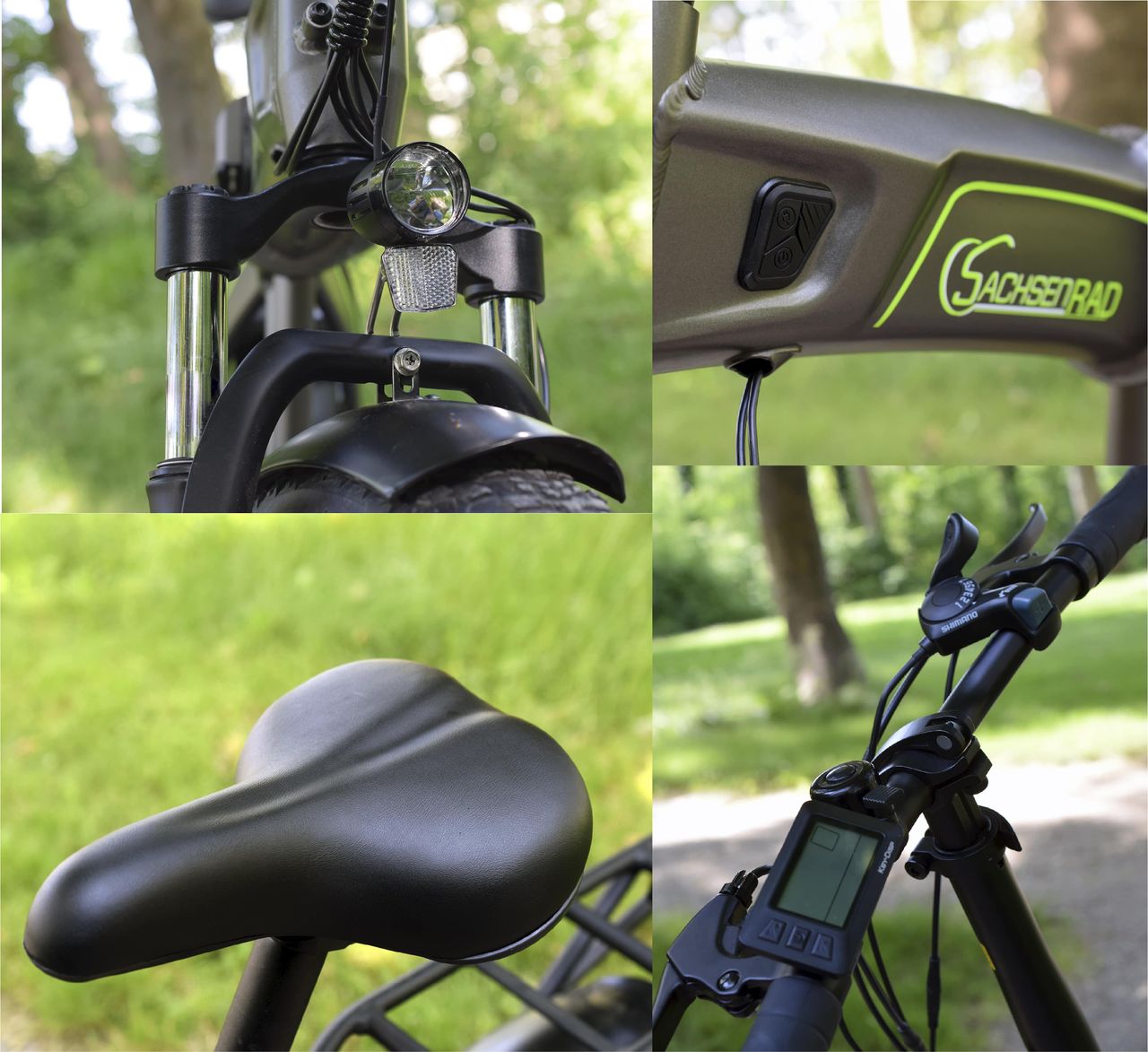 SachsenRad E-Folding Bike F6 Safari Fatbike