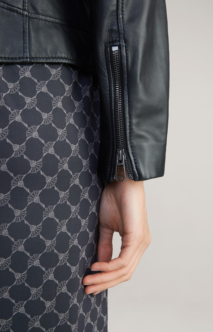 Lederjacke in Schwarz