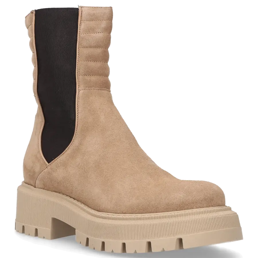 EN AVANT - Chelsea Boots 0537 Kalbsleder - beige