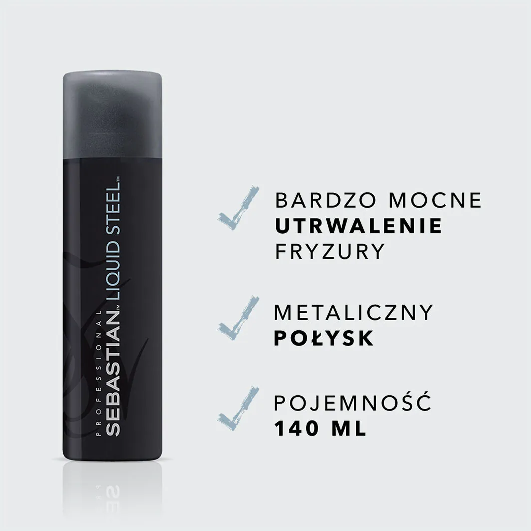 Sebastian Liquid Steel gel za kosu super jakog učvršćivanja 140 ml