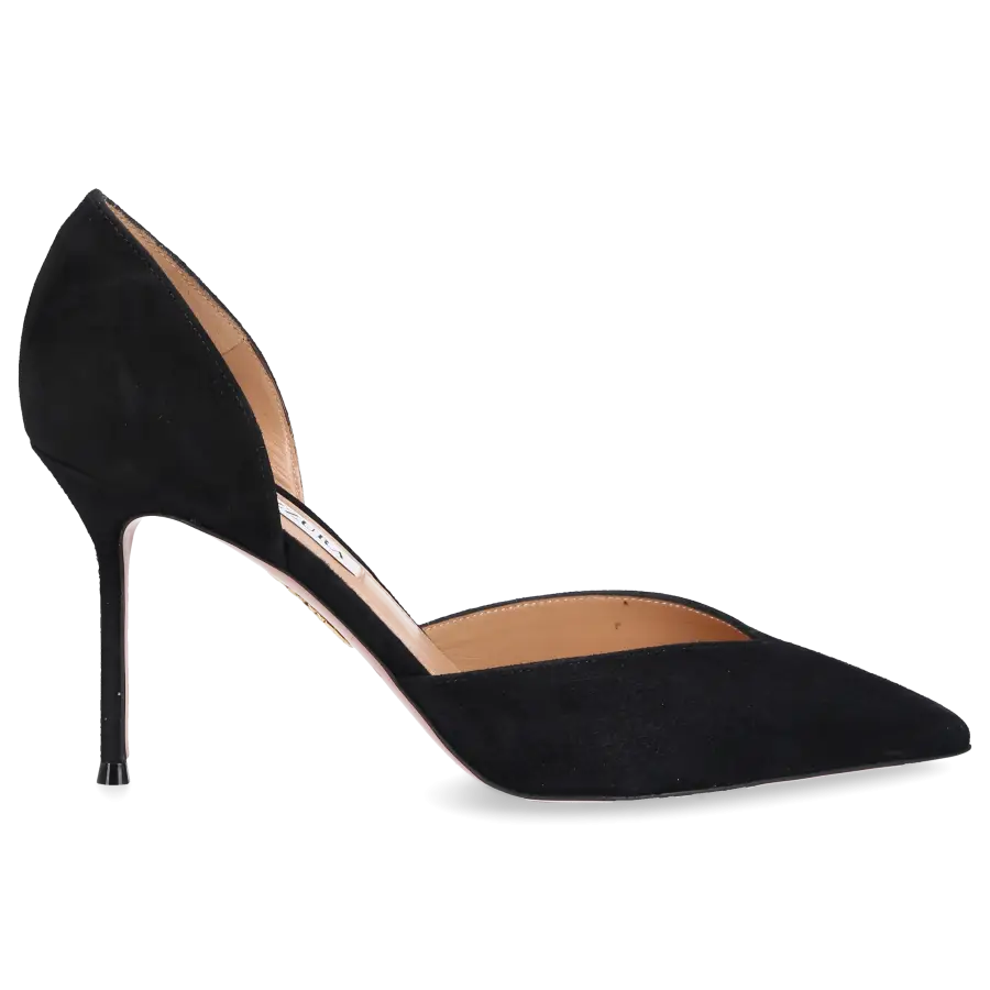 Aquazzura - Pumps UPTOWN 105 Veloursleder - schwarz