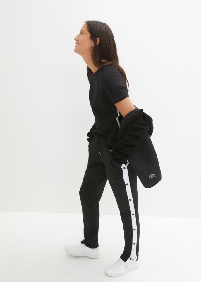 Jogginghose mit Druckknöpfen