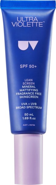Ultra Violette Lean Screen Mineral Mattifying Fragrance Free Skinscreen SPF50+ Sonnencreme