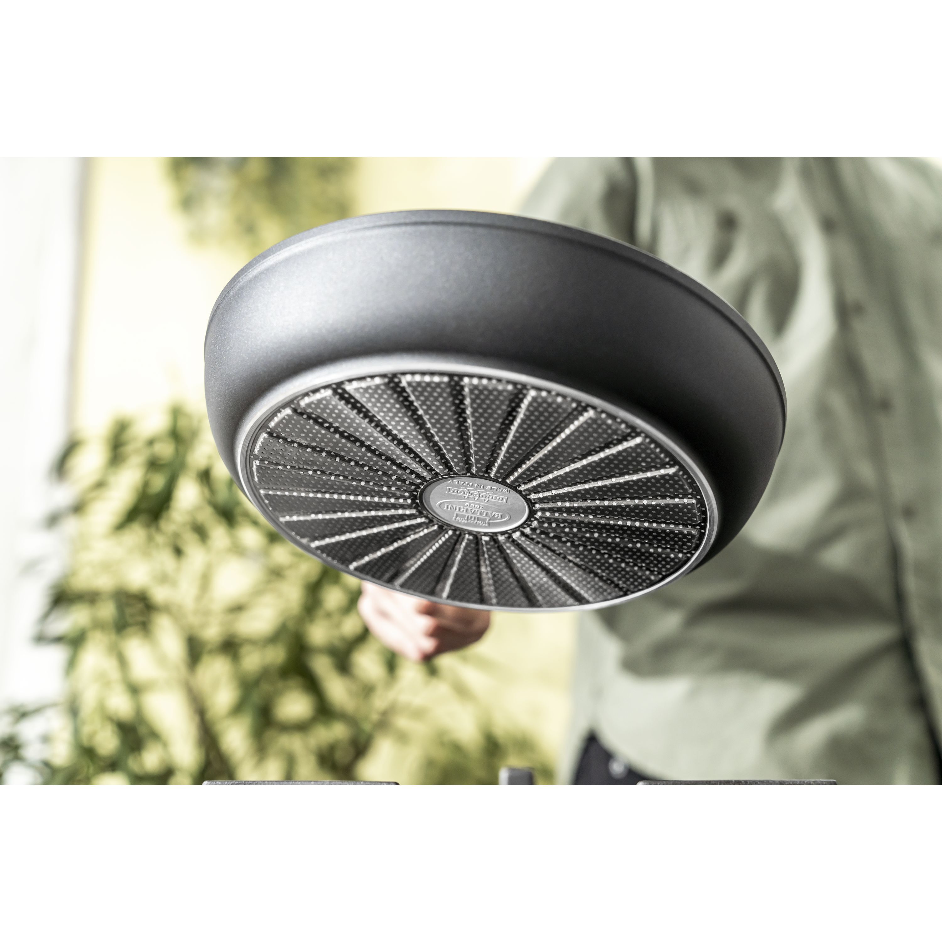 Bratpfanne 24 cm, Aluminium, Schwarz