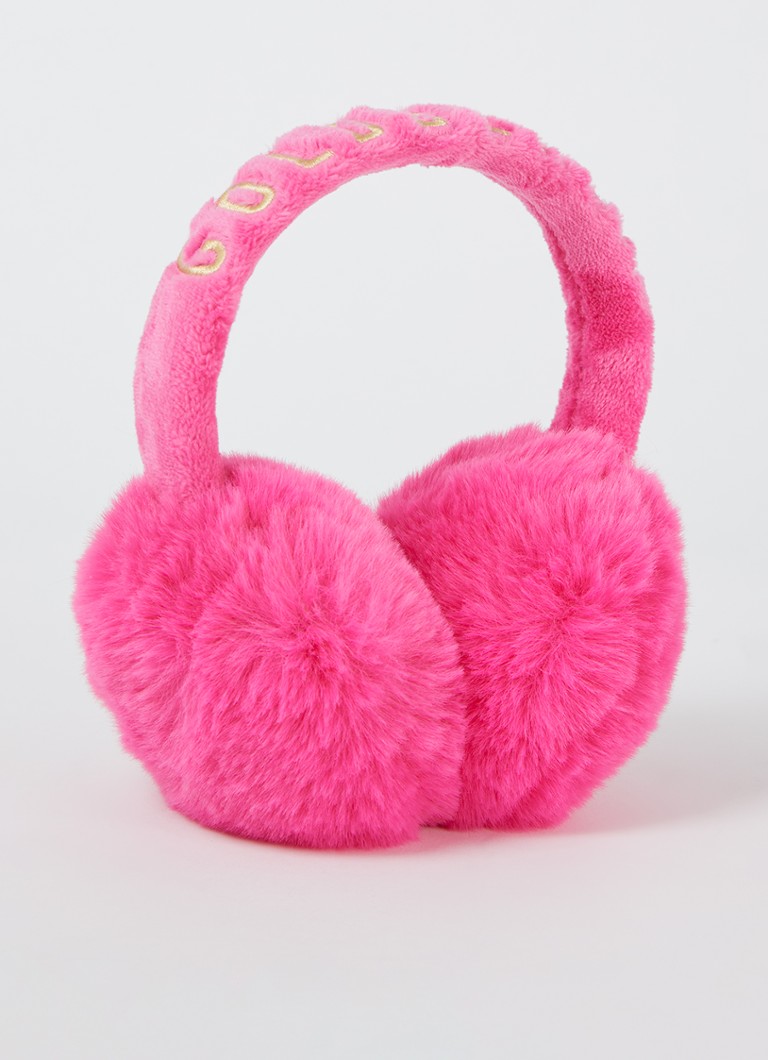 Cache-oreilles en fausse fourrure Goldbergh avec broderie logo