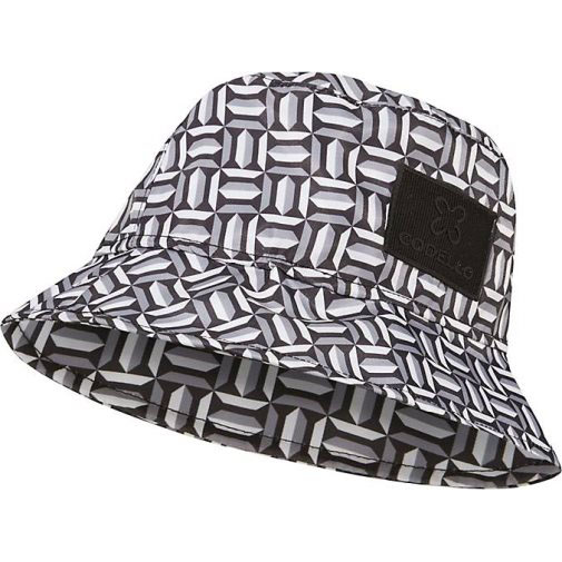 CODELLO Regenhut aus recyceltem Polyester mit Struktur-Muster