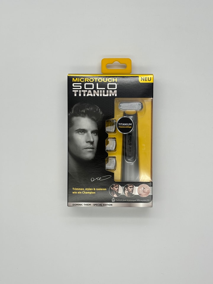Micro Touch Microtouch Haarschneider Titanium Solo in Grau günstig kaufen onesize