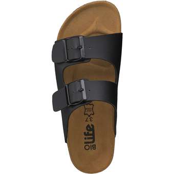 Bio Life Pantolette in schwarz