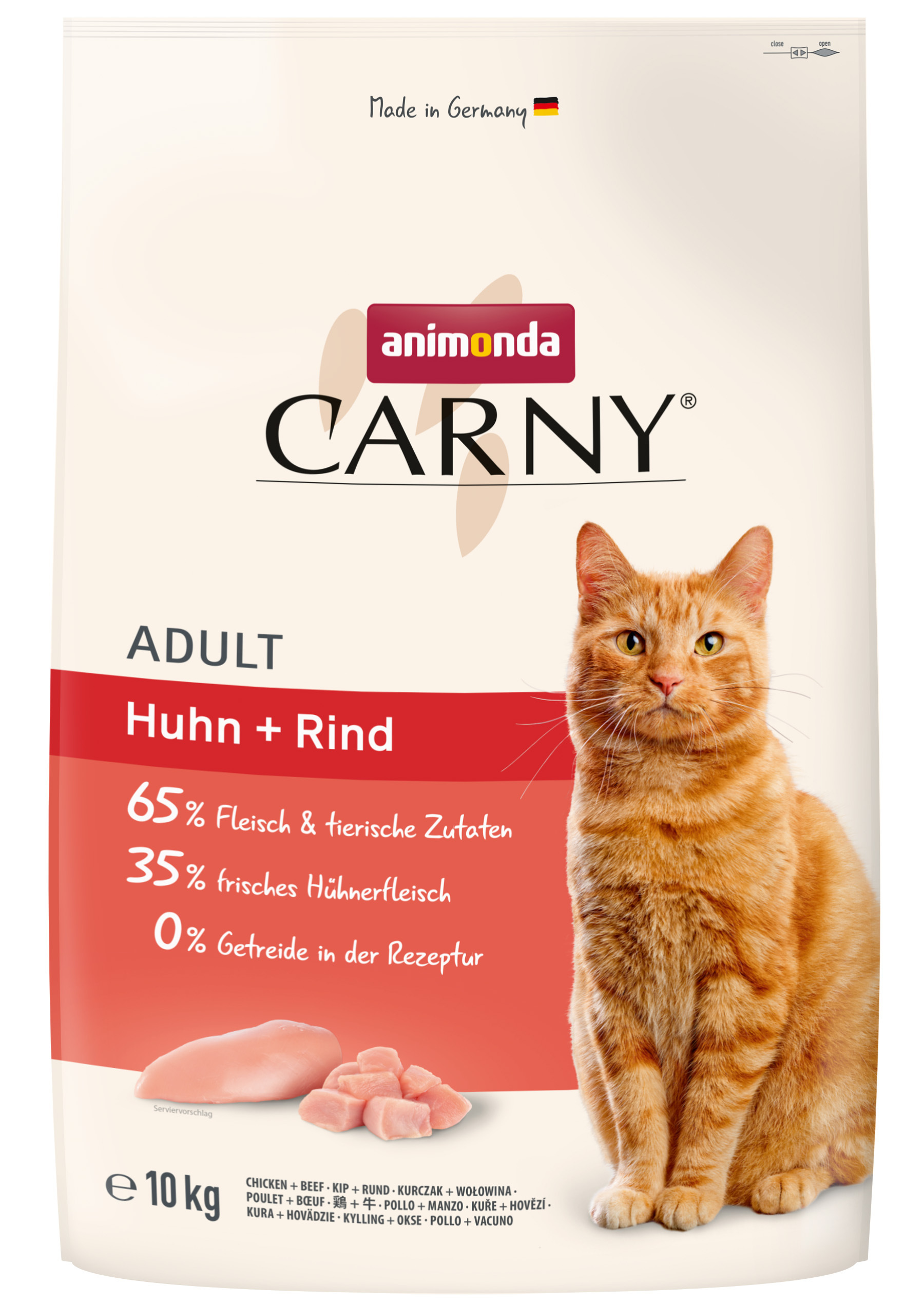 Animonda Trockenfutter Animonda Carny Adult Huhn & Rind 10 kg