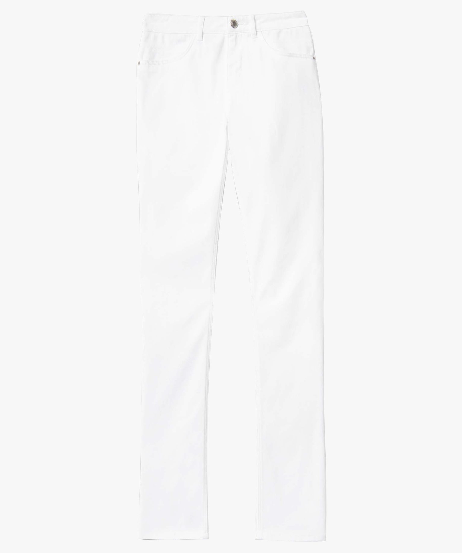 Jean femme coupe Regular L30 blanc | GEMO