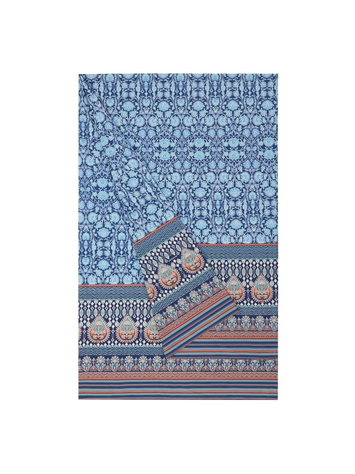 Bassetti Einrichtungsüberwurf MIRA in Blau günstig kaufen 350 x 270 cm