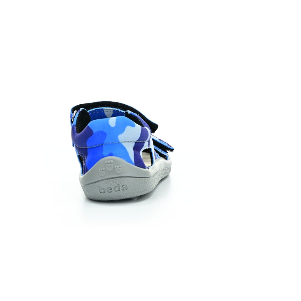 Beda Blue Military Barfußsandalen (BF 170050/SD/W/NP)
