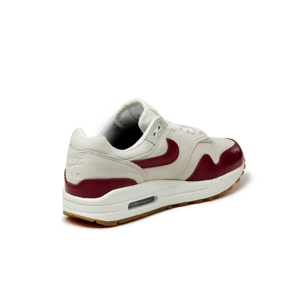 Nike Air Max 1 LX Team Red Leather FJ3169-100 / weiss