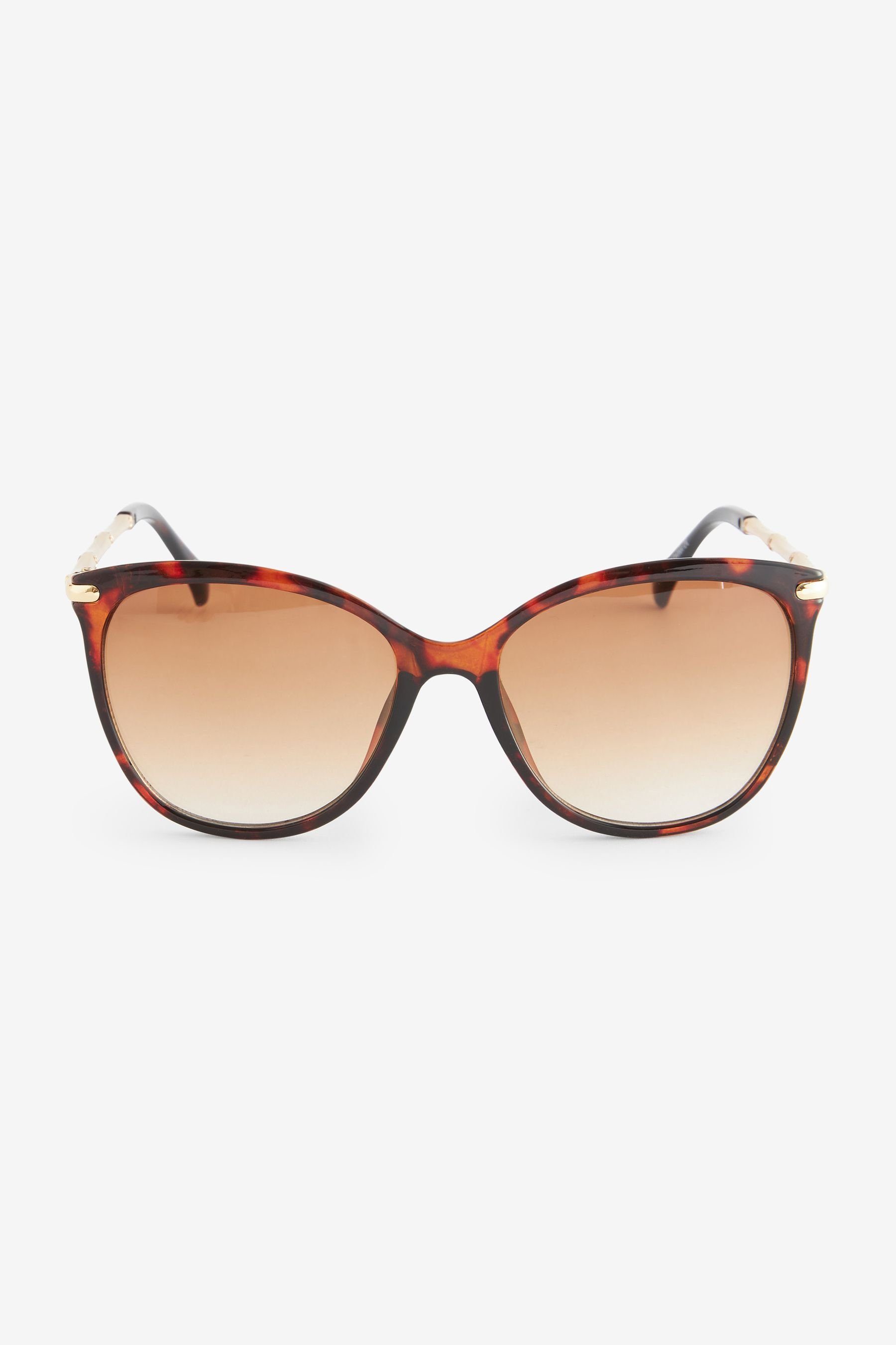 Next Sonnenbrille Katzenaugen-Sonnenbrille mit Metallbügel (1-St)