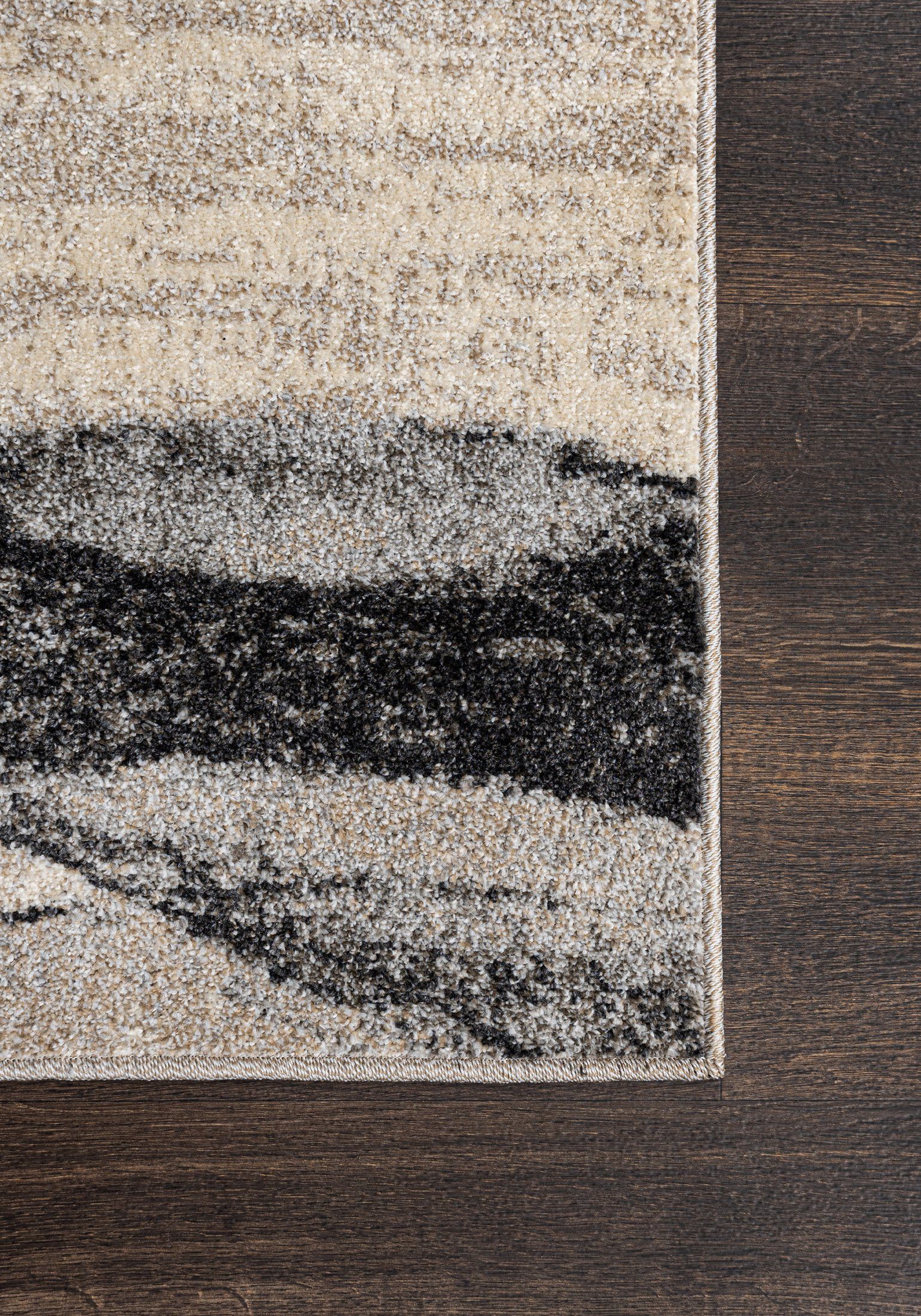 Läufer Läufer Flurläufer Modern für Vorzimmer, Küche - Beige, Mazovia, 70 x 100 cm, Kurzflor, Meterware, Höhe 10 mm, Kurzflor - niedrige Florhöhe