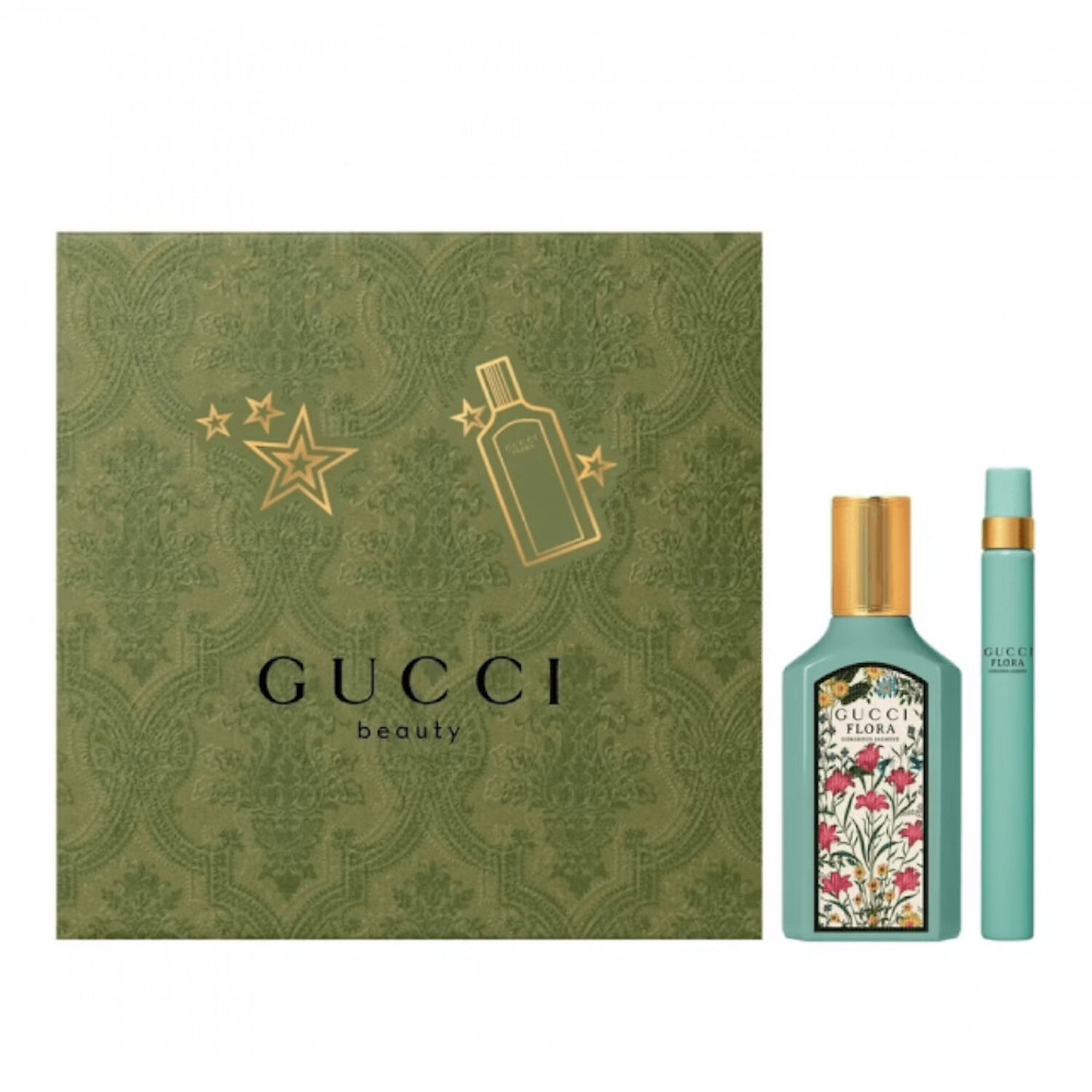Gucci Flora Gorgeous Jasmine Coffret Eau De Parfum 50 ml + Format Voyage 10 ml