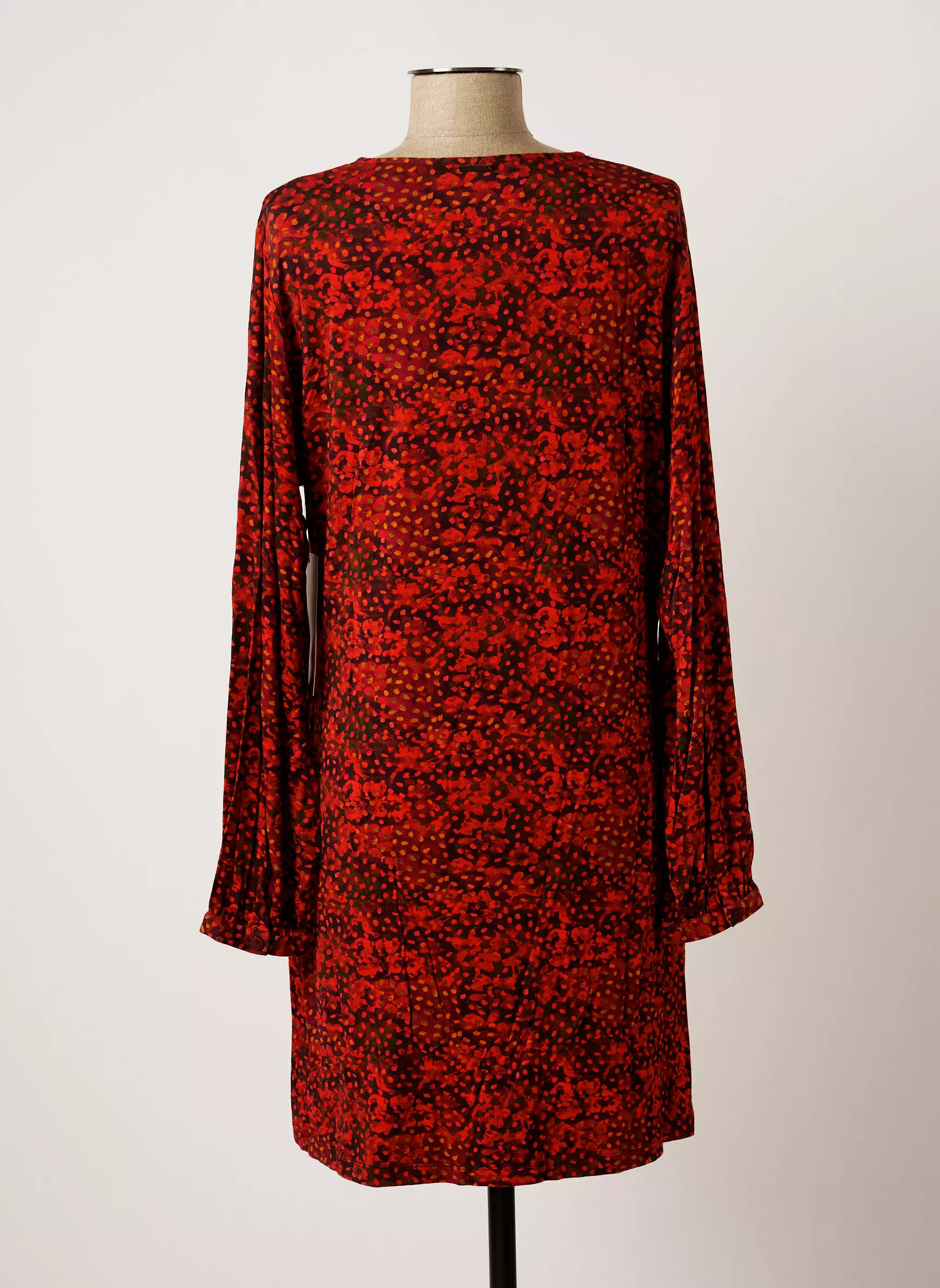 Agathe   Louise Robes Mi Longues Femme couleur rouge