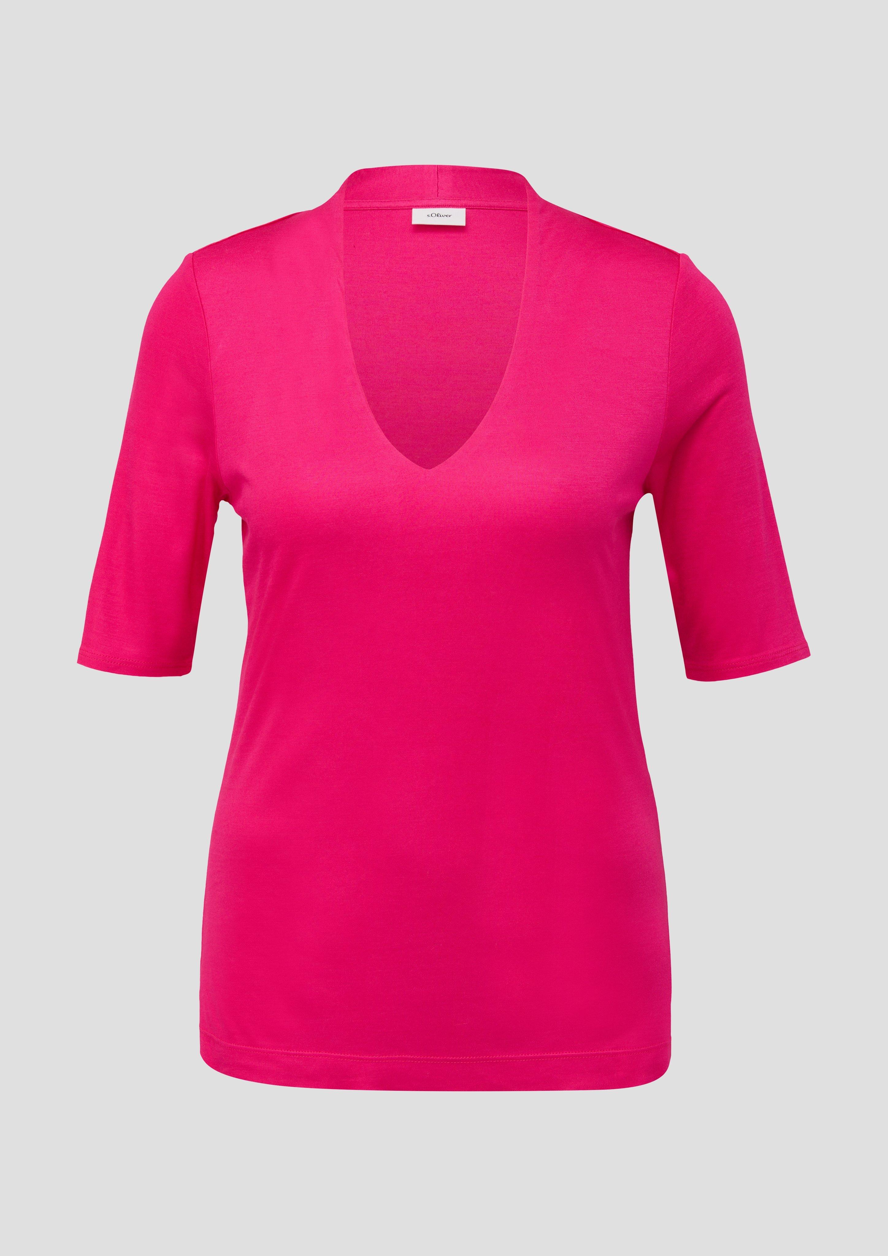 Blusenshirt aus reiner Viskose  2142496-4528