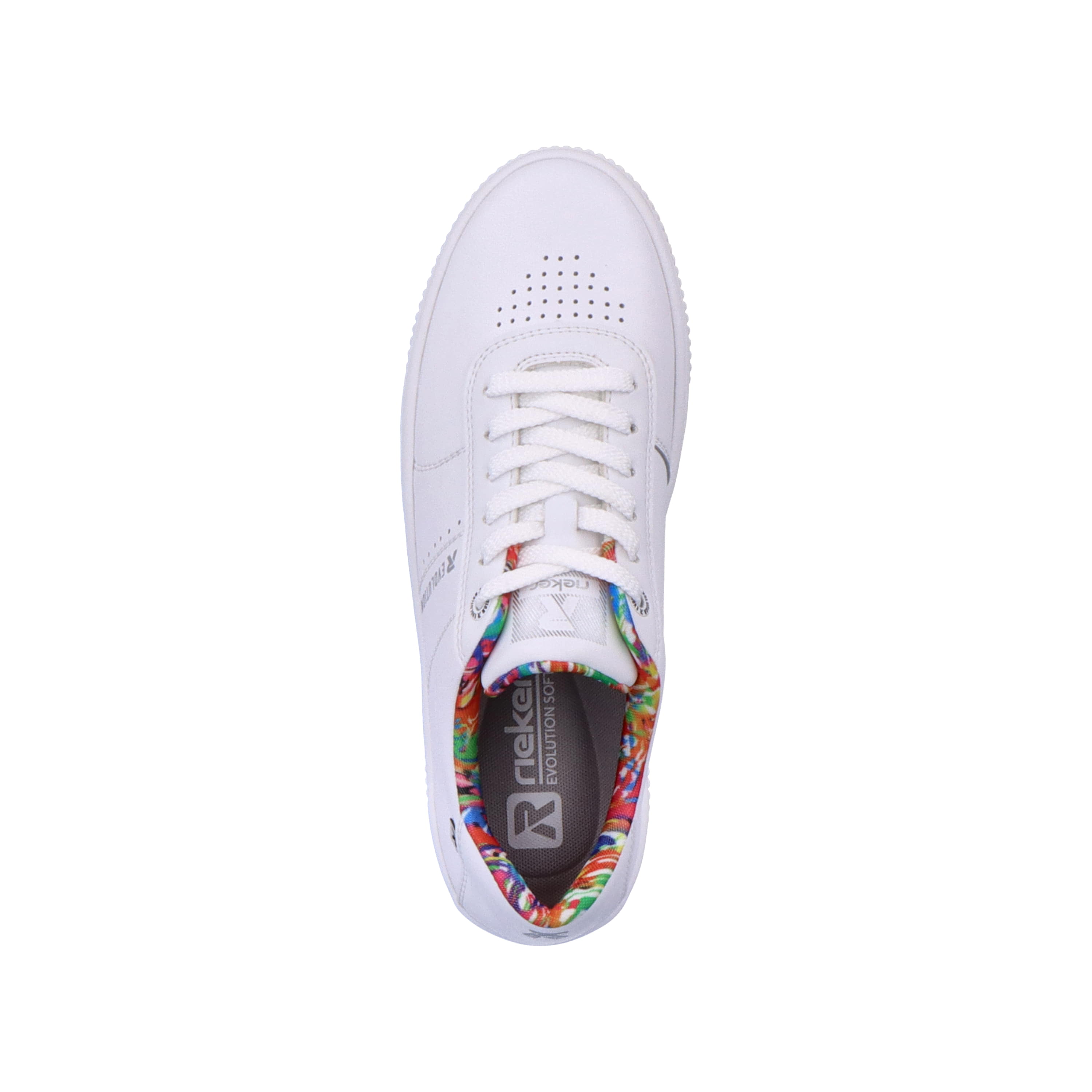 Rieker Damen Sneaker Low frost white